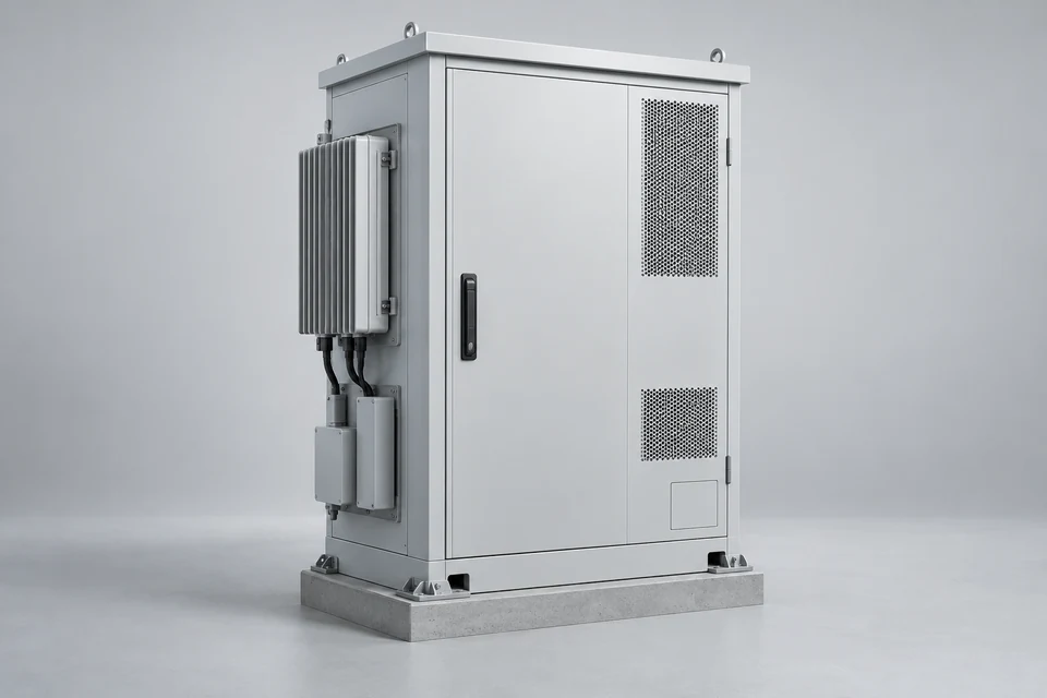 5G Base Station Outdoor Integrated Cabinet — representative illustration