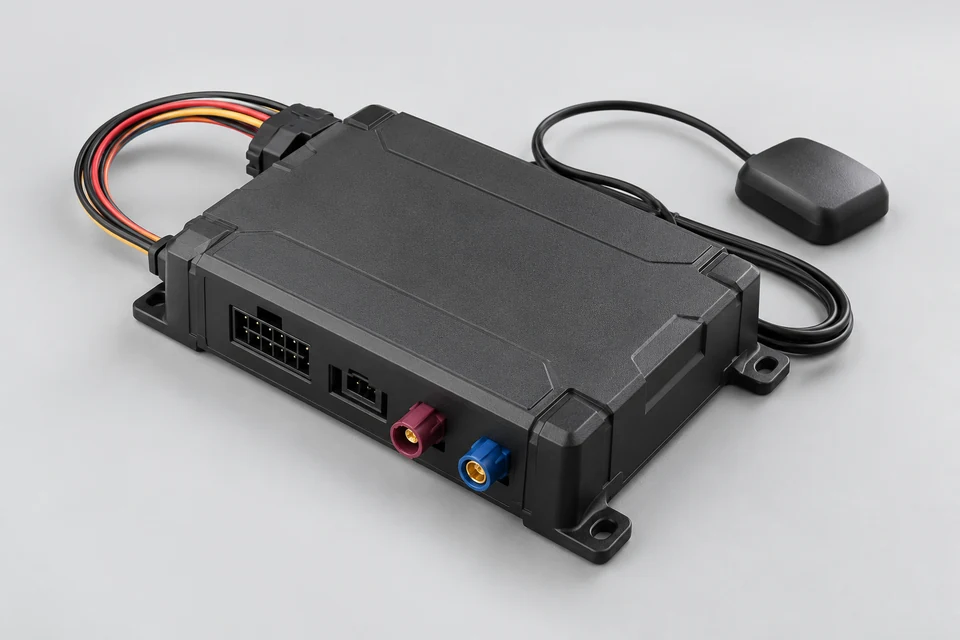 4G Commercial Vehicle GPS Tracker — representative illustration