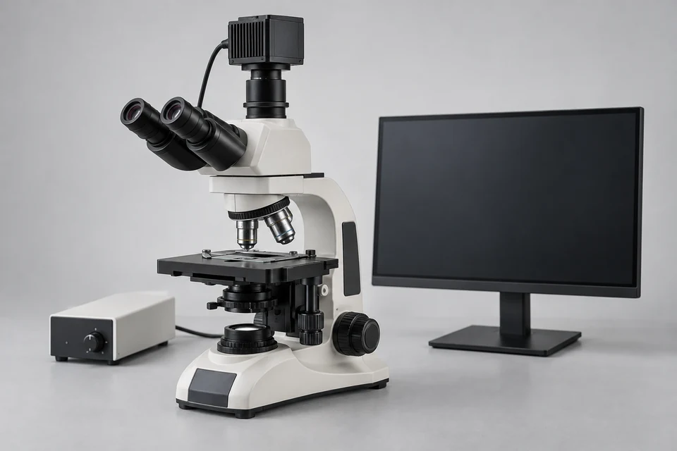 4K High Definition Microscope Camera — representative illustration