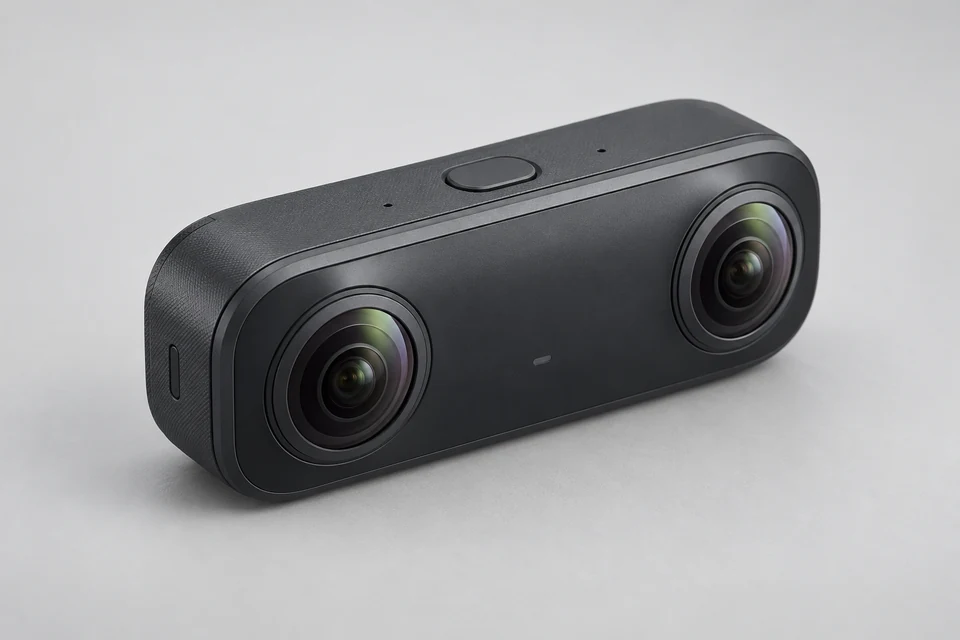 4K Panoramic Action Camera — representative illustration