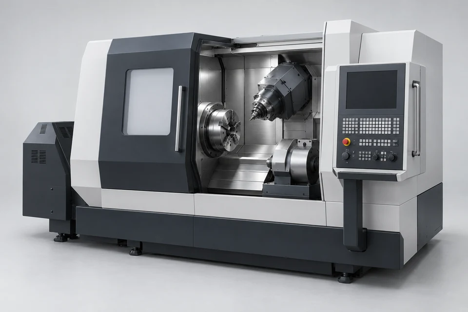 5 Axis CNC Lathe — representative illustration