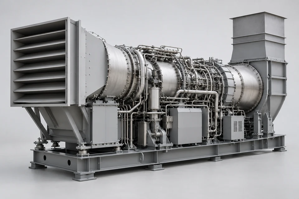 5-20MW Gas Turbine — representative illustration