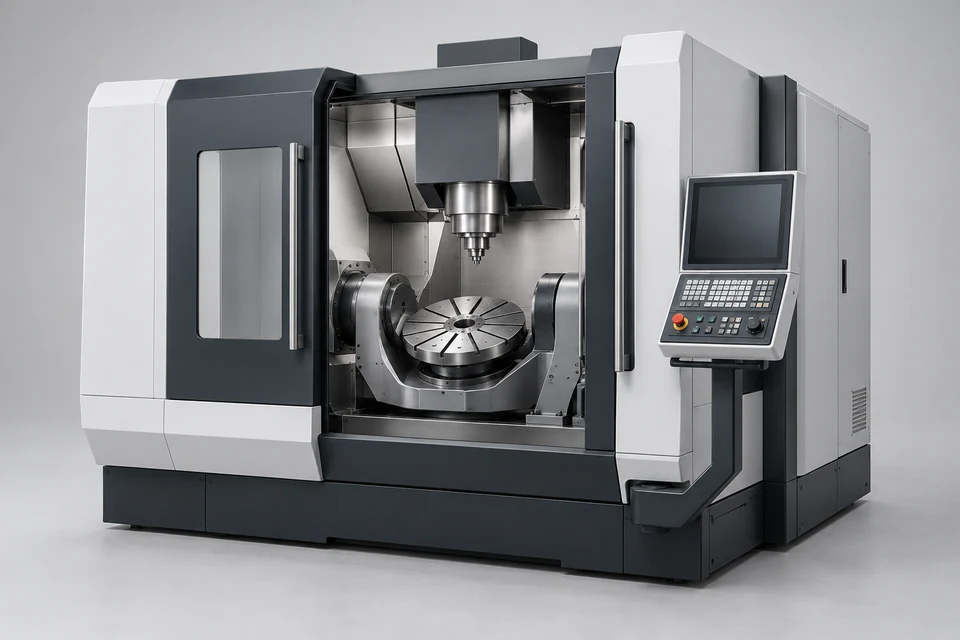 5-Axis CNC Machine Tool System — representative illustration