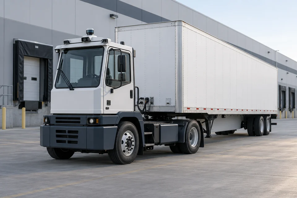 Representative autonomous yard truck solutions application scene