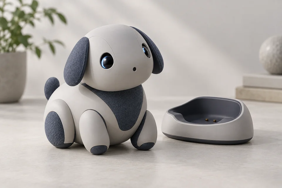 Representative ai companion toys product rendering