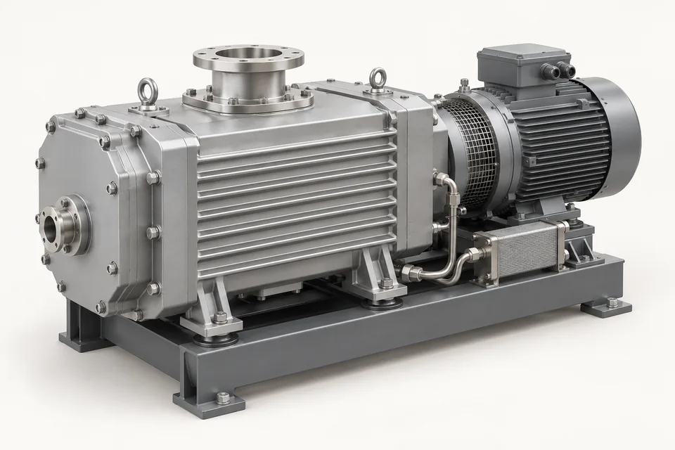 Representative Oil Free Dry Mechanical Vacuum Pump configuration