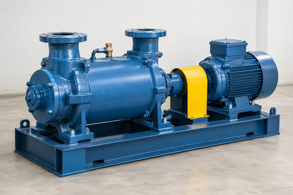Representative Wet Vacuum Pump configuration
