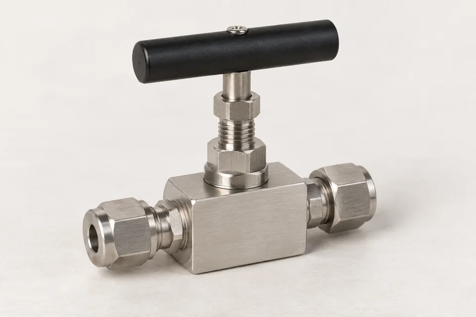 Representative stainless steel needle valves product rendering