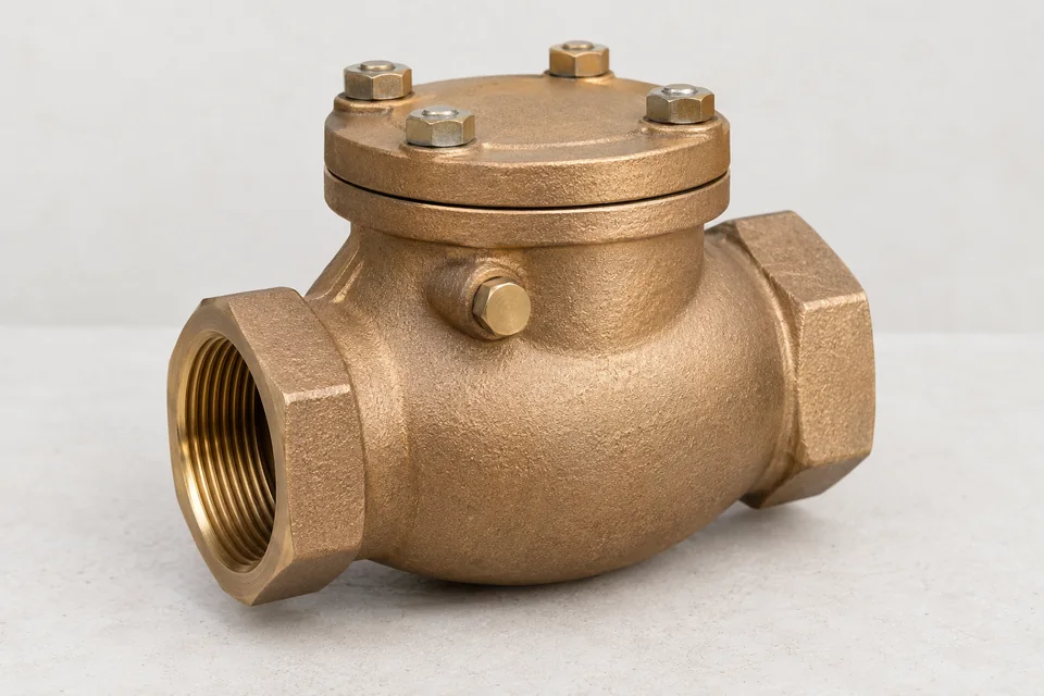Representative swing check valve product rendering