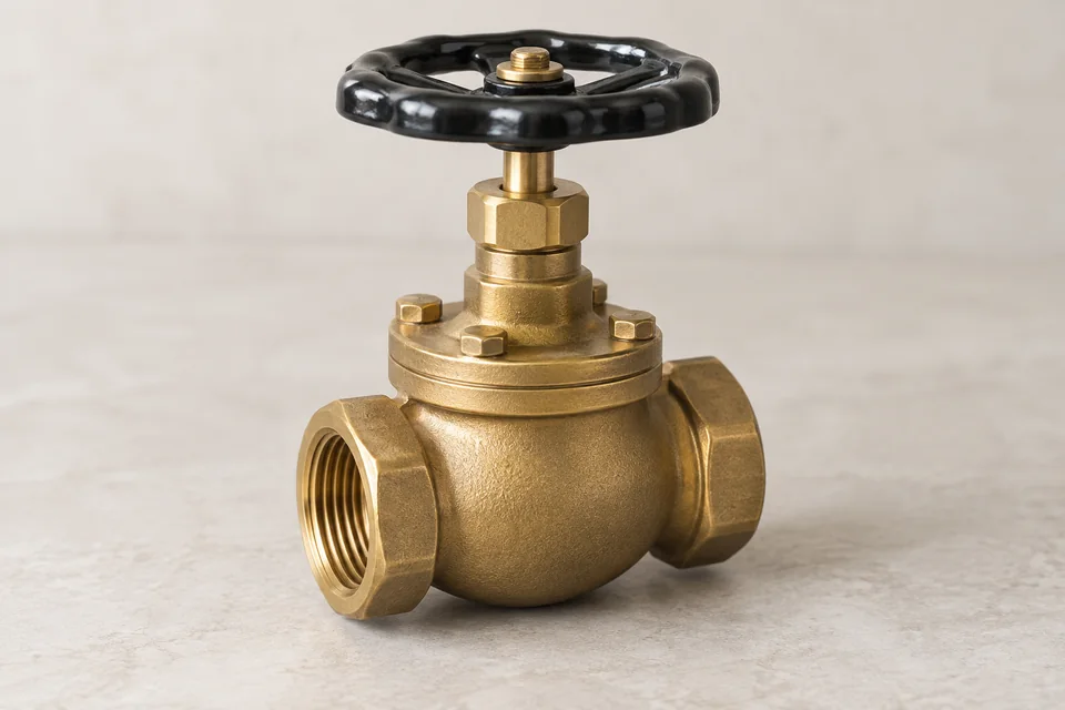 Representative screwed globe valve product rendering