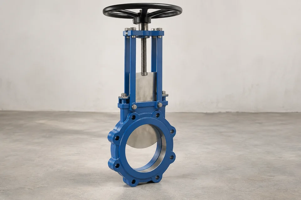 Representative knife gate valves product rendering
