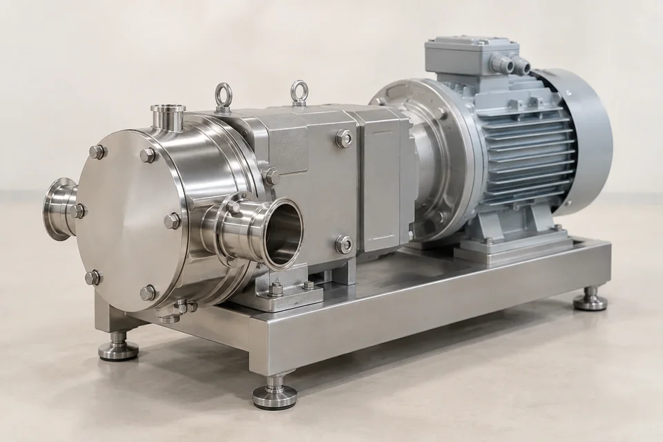 Representative rotary lobe pumps product rendering