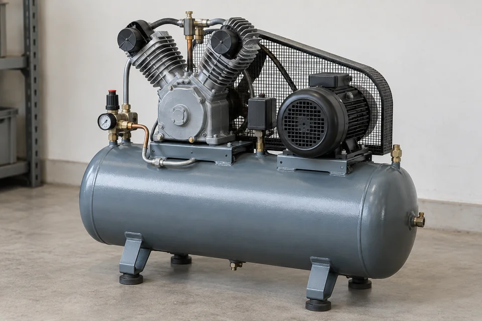 Representative piston compressor product rendering