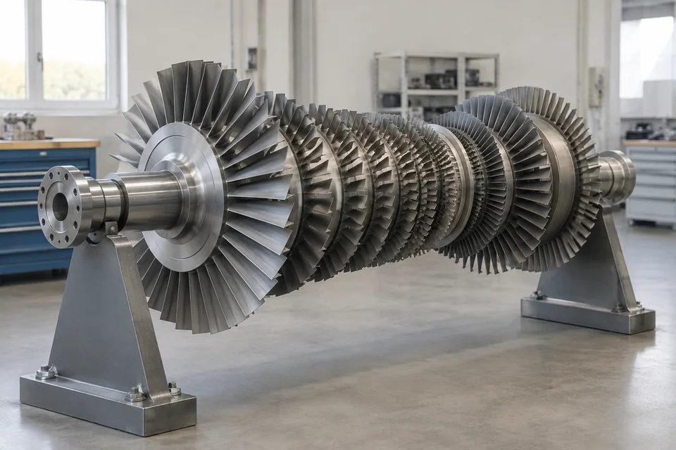 Representative axial compressor product rendering