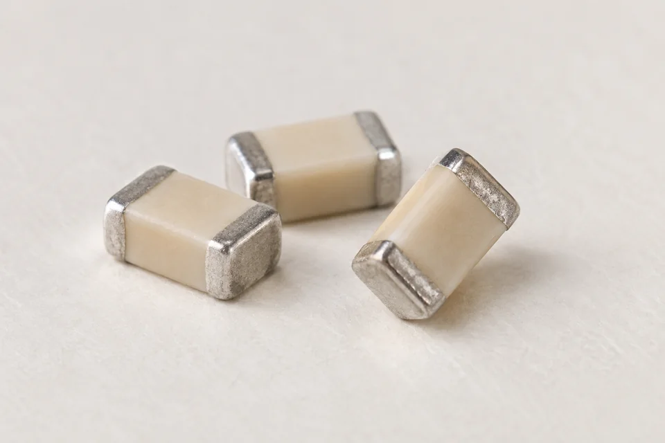 Representative High Q Multilayer Ceramic Capacitor configuration