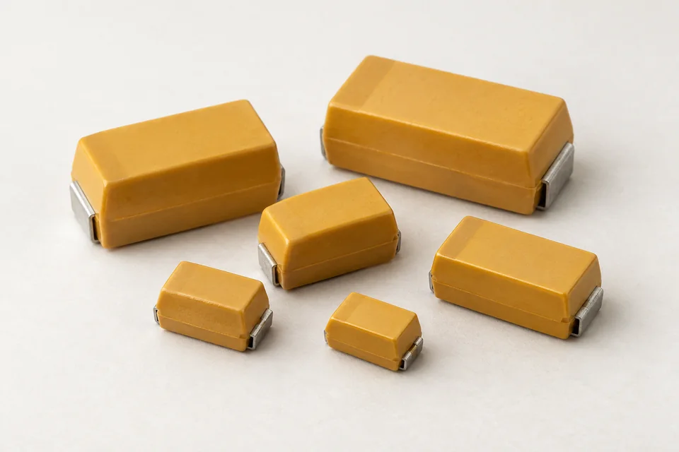 Representative tantalum capacitors product rendering