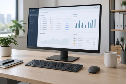 Representative erp software application scene