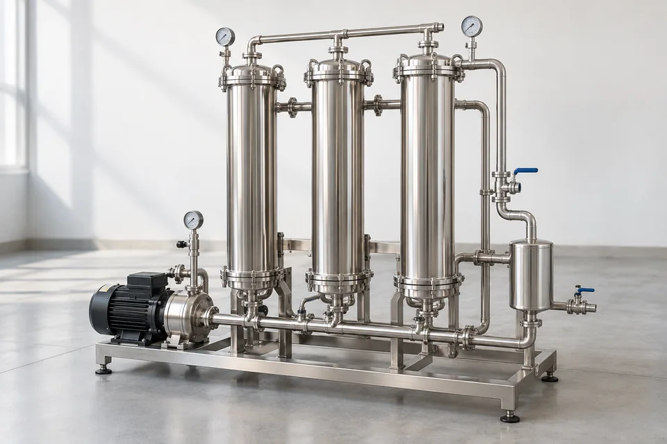 Representative membrane filtration product rendering
