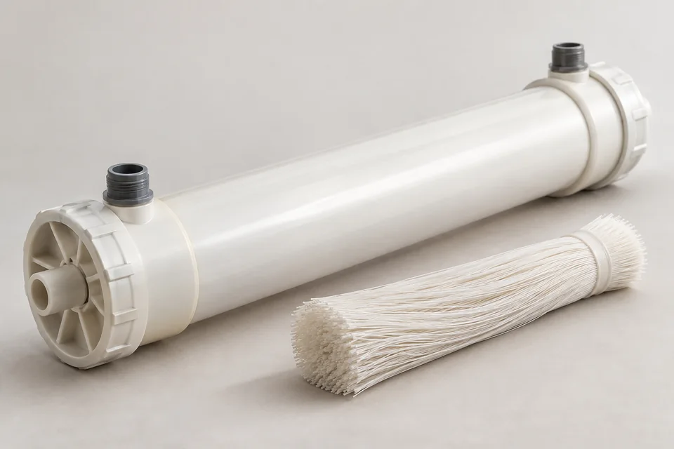 Representative Hollow Fibre Membranes for Water and Wastewater Treatment configuration