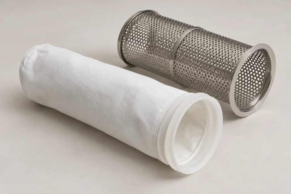 Representative bag filter product rendering
