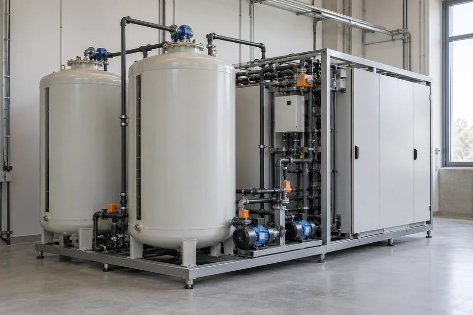 Representative flow battery product rendering