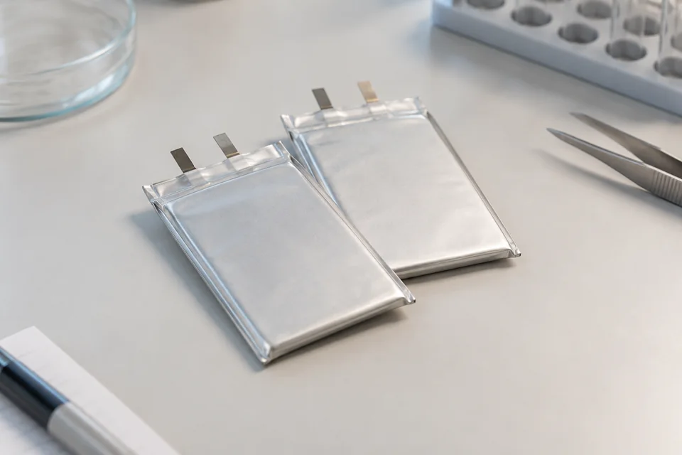 Representative all-solid-state battery product rendering