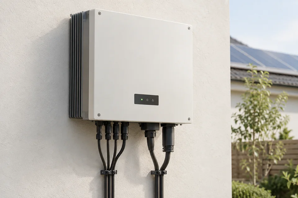 Representative solar string inverters product rendering