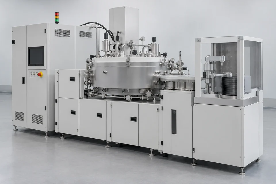 300 mm wafer atomic layer deposition equipment with enclosed process chamber and wafer loader