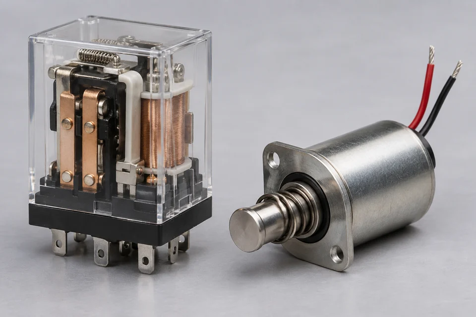 Representative DC Electromechanical Relay configuration