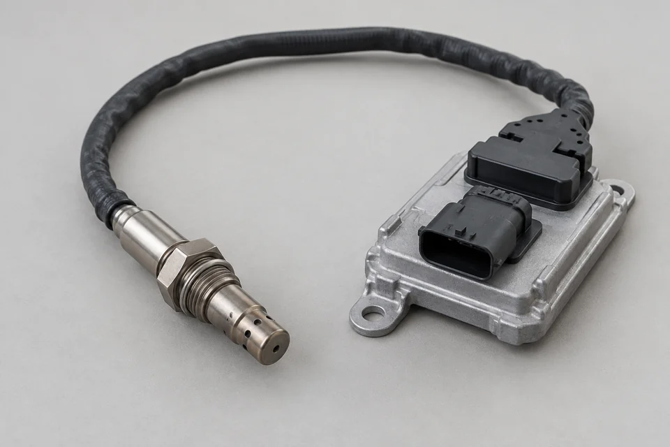 automotive NOx sensor with probe, cable and control module