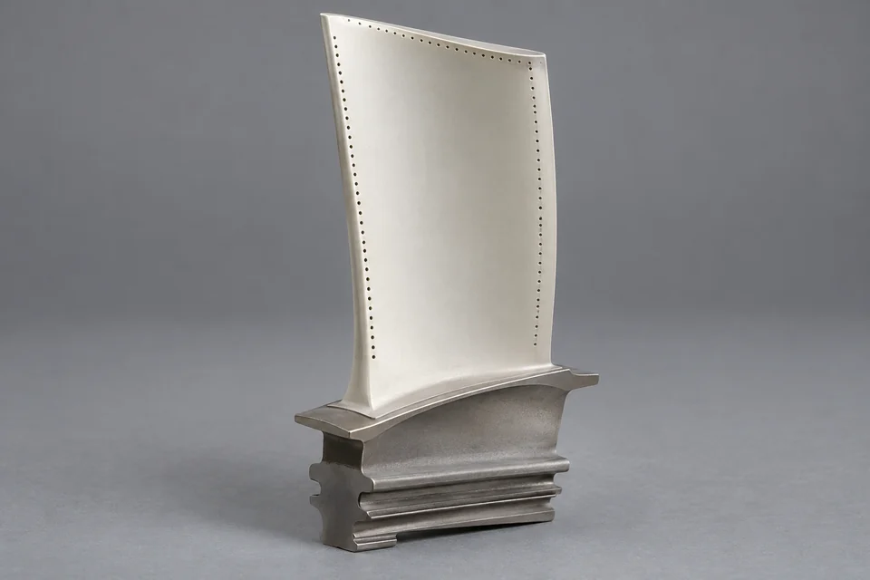 turbine component with pale ceramic thermal barrier coating and metal substrate, intact exterior